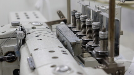 sewing machine in factory
