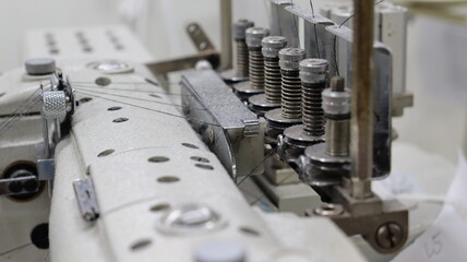 sewing machine in factory