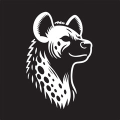 Hyene  animal - silhouette of Hyene - Vector of Hyene 