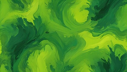 Clear Plain Shiny Warm Soft Vintage Bokeh Cloudy Wave Like Geometric Green Background or Texture