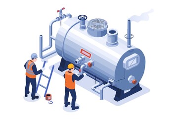 Industrial Boiler Inspection and Maintenance Inspector Engineer