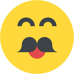 Vector Icon father, emoji, emotion, smiley, feelings