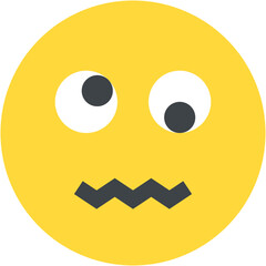 Vector Icon dizzy, emoji, emotion, smiley, feelings