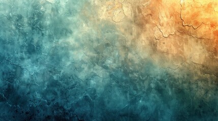 Obraz premium Abstract Wall Texture with Blue and Yellow Tones
