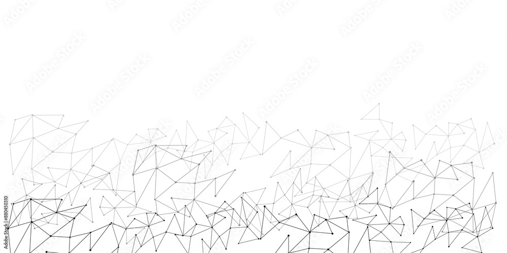 Poster Abstract plexus background with connecting dots and lines. Connections technologies and sharing data as abstract concept.