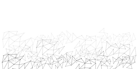 Abstract plexus background with connecting dots and lines. Connections technologies and sharing data as abstract concept.