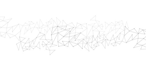 White background with grey digital lines and dots, Connection science and technology background.