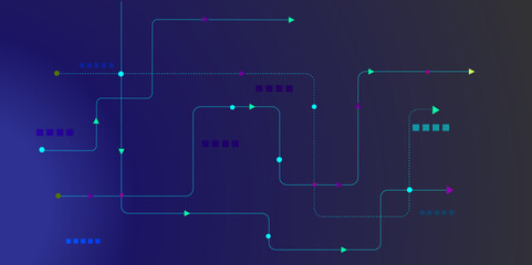 Abstract technology background, Circuit technology background with hi-tech digital data connection system.