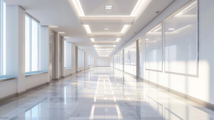 Blank White Screen: The screen itself is pristine white, representing a blank canvas ready for digital content or advertisements to be displayed.
