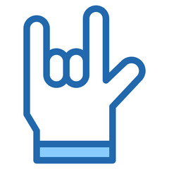 Vector Icon maloik, hand, hands and gestures, gestures, sign