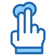 Vector Icon click, hand, hands and gestures, gestures, sign