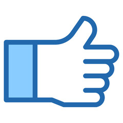 Vector Icon thumb up, hand, hands and gestures, gestures, sign