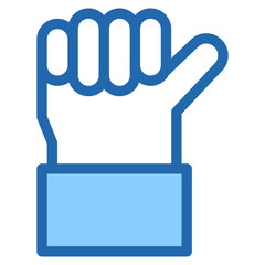 Vector Icon come on, hand, hands and gestures, gestures, sign