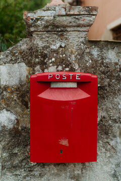 Red Italian Mailbox