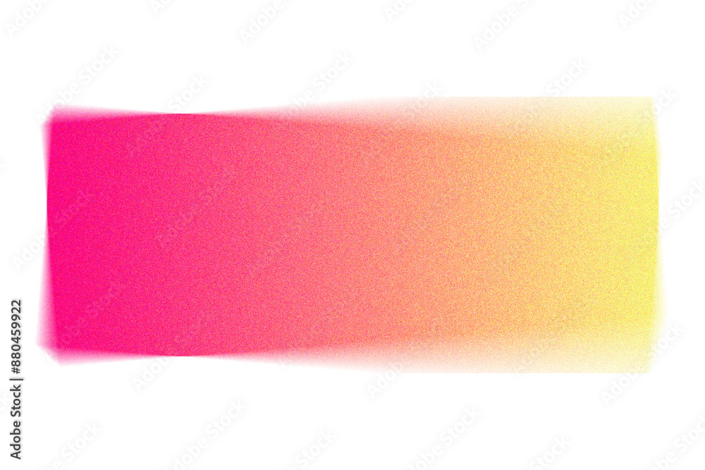 Sticker abstract pink yellow gradient shape noise texture design element