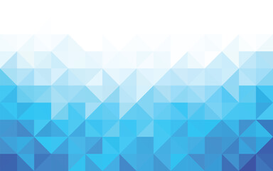 Abstract geometry triangle blue mosaic texture background pattern.