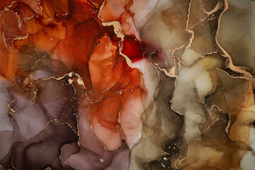 Abstract clouds. Modern futuristic pattern marble translucent colors texture.. Multicolor dynamic background mixing liquid paints art.