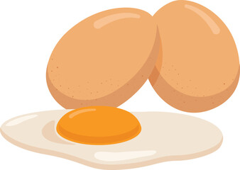 Flat vector Egg EPS