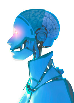 Artwork of an android