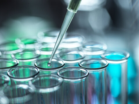 Biotechnology research, conceptual image