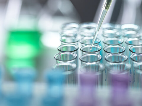 Biotechnology research, conceptual image
