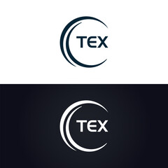 TEX logo. T E X design. White TEX letter. TEX, T E X letter logo design. T E X letter logo design in GOLD, GOLDEN LOGO, THREE, style. letter logo set in one artboard. T E X letter logo vector design.