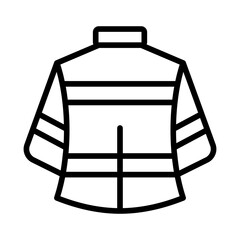 Anti fire icon line vector design