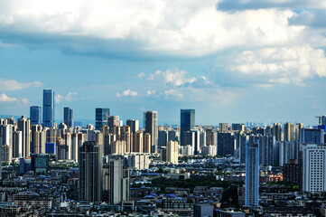 city skyscrapers