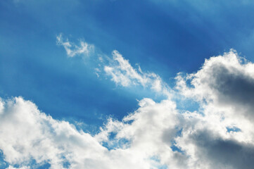 Obraz premium blue sky with clouds