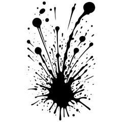 Black spiderlatter vintage hand drawn line illustration, transpiderarent background