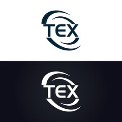 TEX logo. T E X design. White TEX letter. TEX, T E X letter logo design. T E X letter logo design in GOLD, GOLDEN LOGO, THREE, style. letter logo set in one artboard. T E X letter logo vector design.