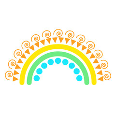 Abstract Rainbow Decorative