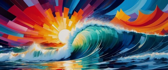 Obraz premium Abstract background and wallpaper Use contrasting elements