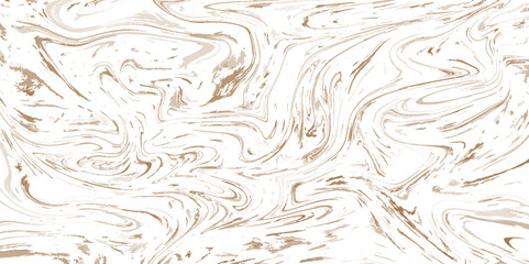 Brown and white liquid Marble effect background, Close up of liquid marble texture background, Abstract marble wave, liquid marble patterned texture background