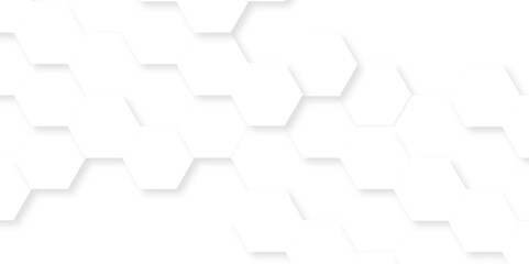 Abstract background with hexagon, modern abstract vector polygonal pattern. Futuristic abstract honeycomb technology white background. Luxury white hexagon pattern.