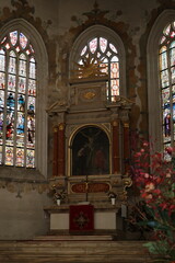 Blick in eine Historische Kirche in Dippoldiswalde