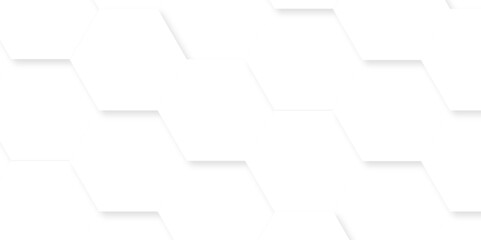 Abstract background with hexagon, modern abstract vector polygonal pattern. Futuristic abstract honeycomb technology white background. Luxury white hexagon pattern.