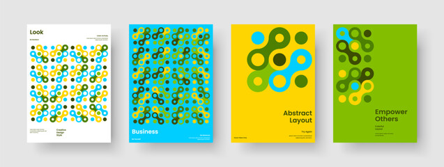 Obraz premium Isolated Poster Design. Abstract Brochure Layout. Modern Background Template. Flyer. Business Presentation. Banner. Book Cover. Report. Journal. Catalog. Pamphlet. Newsletter. Leaflet