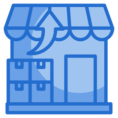 Market Sales Icon For Design Element