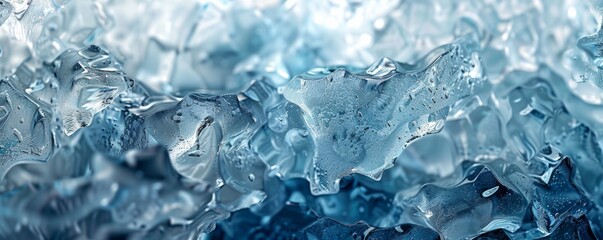 Transparent Ice Texture Background, 4K hyperrealistic photo