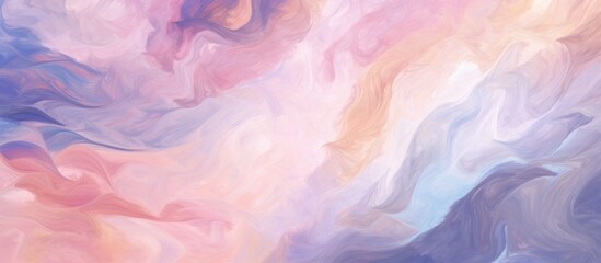 Obraz premium Abstract Swirling Color Palette