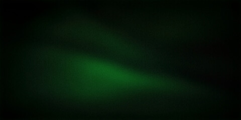 Obraz premium A dark green gradient background with subtle shades of black and lighter green, creating a smooth and mysterious visual effect. Ideal for modern designs and backgrounds