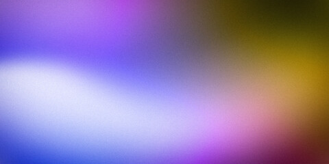Fototapeta premium Smooth gradient background merging purple, blue, and yellow tones, creating a serene and visually appealing effect. Perfect for digital art, web design, and creative projects