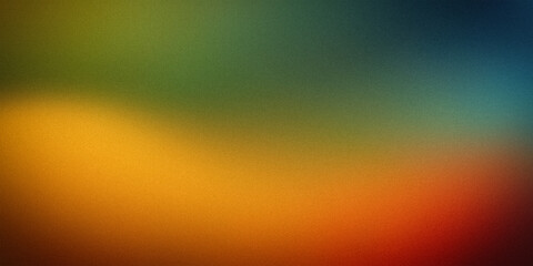Gradient background blending vibrant shades of green, blue, and orange, ideal for adding a dynamic and colorful touch to modern design projects