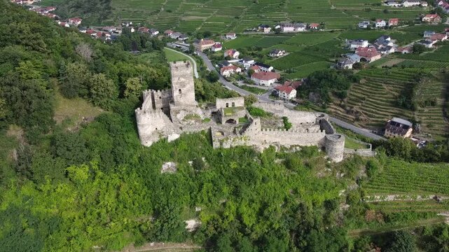 The ruin of castle Hinterhaus in Lower Austria