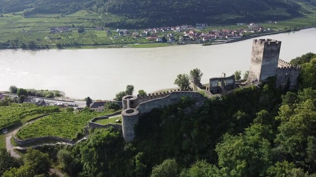 The ruin of castle Hinterhaus in Lower Austria