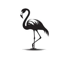 flamingo vector design,awesome flamingo svg,high resolution printable flamingo artwork