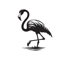 flamingo vector design,awesome flamingo svg,high resolution printable flamingo artwork