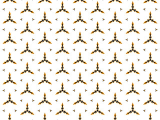 Seamless abstract art yellow black and white pattern for background and backdrop.