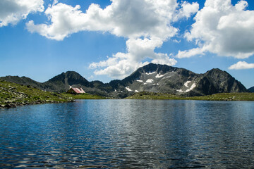 lake in the mountains